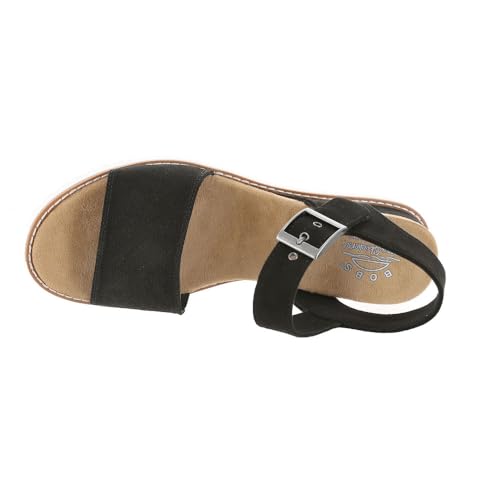 SKECHERS Women's 114147 Sandal, Black, 6.5 - Image 2