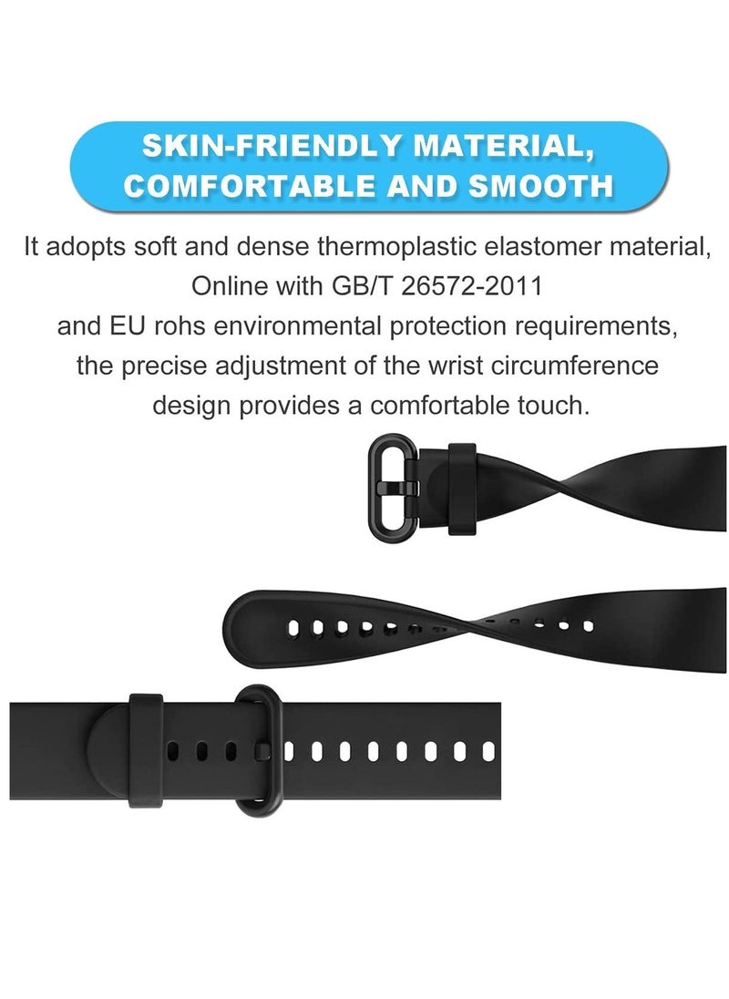 6 Pieces Straps Compatible With Xiaomi Redmi Watch Lite 2, Colorful Silicone Strap Replacement For Xiaomi Mi Watch Lite 2 And Redmi Watch Lite 2 - Image 3