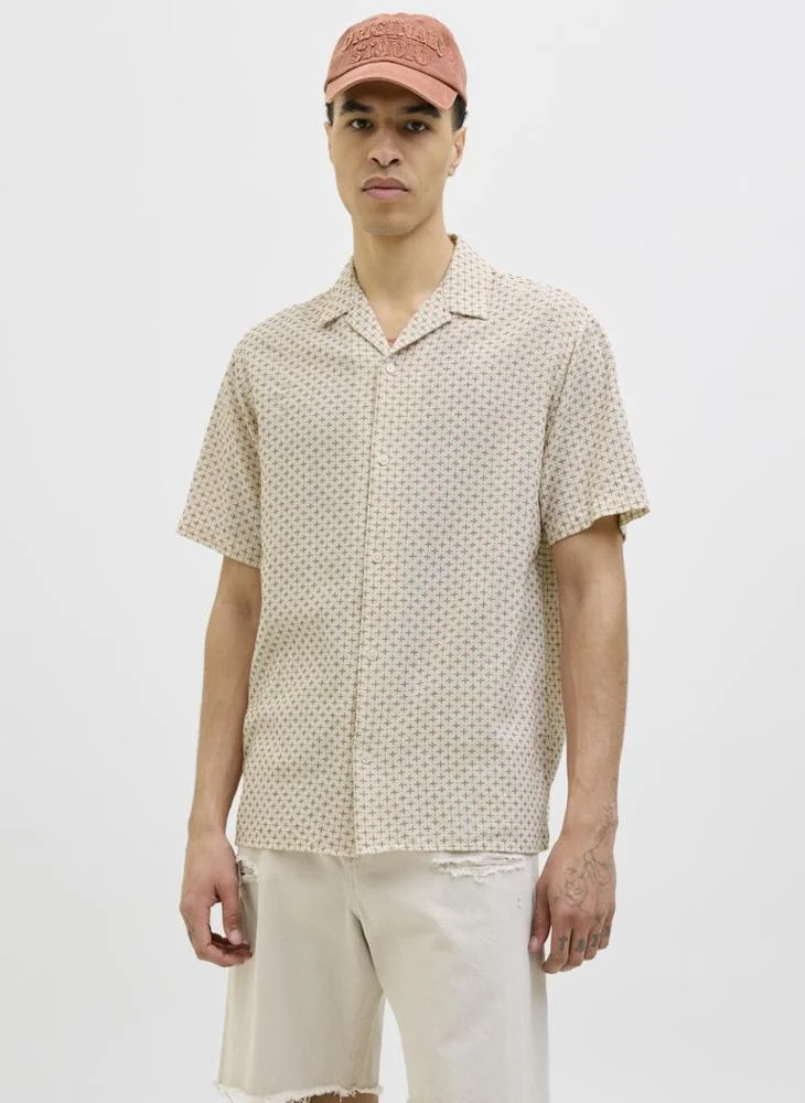 جاك اند جونز Jorluke Acapulco Dobby Aop Regular Fit Shirt