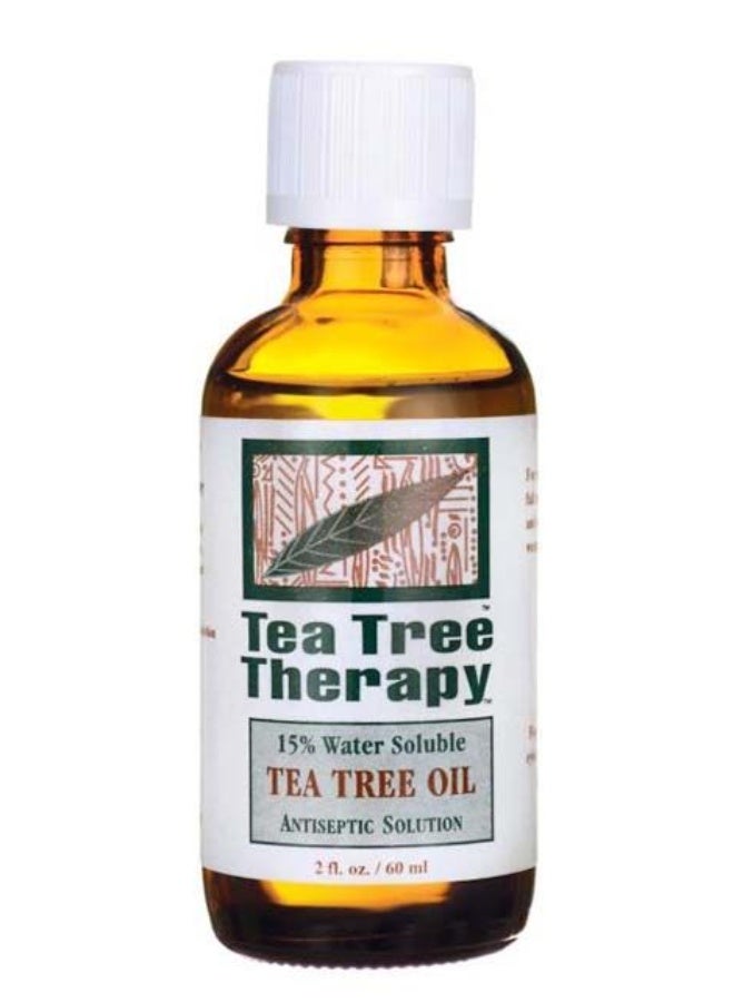 Tea Tree Therapy Pure Tea Tree Oil 60ml – 100% Natural Antiseptic Oil for Acne, Skin & Hair Care