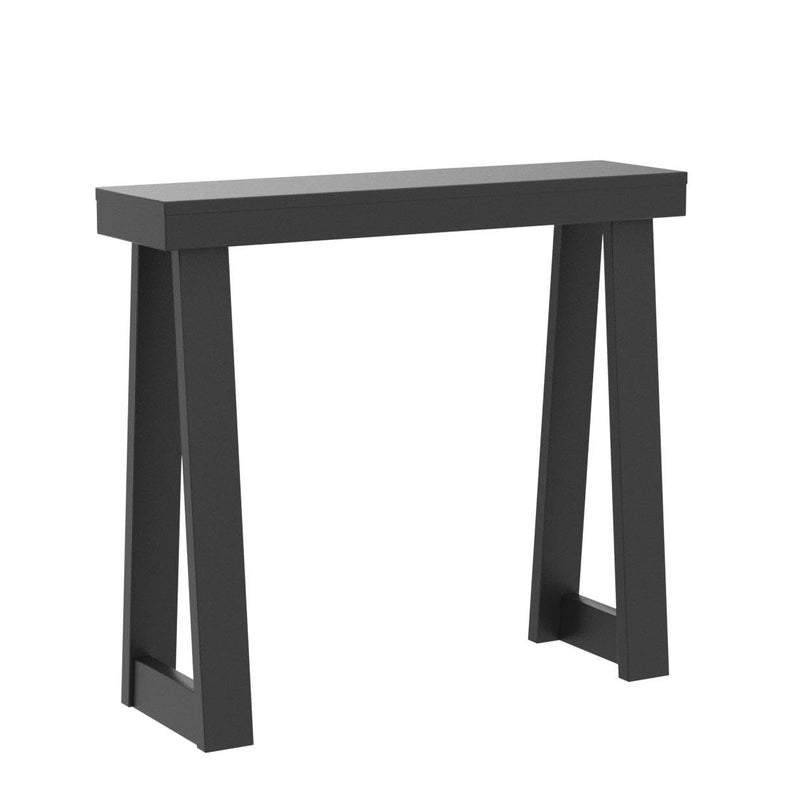 Plank+Beam Solid Wood Console Table, 36 Inch, Sofa Table, Narrow Entryway Table for Hallway, Behind The Couch, Living Room, Foyer, Easy Assembly, Black - Image 4