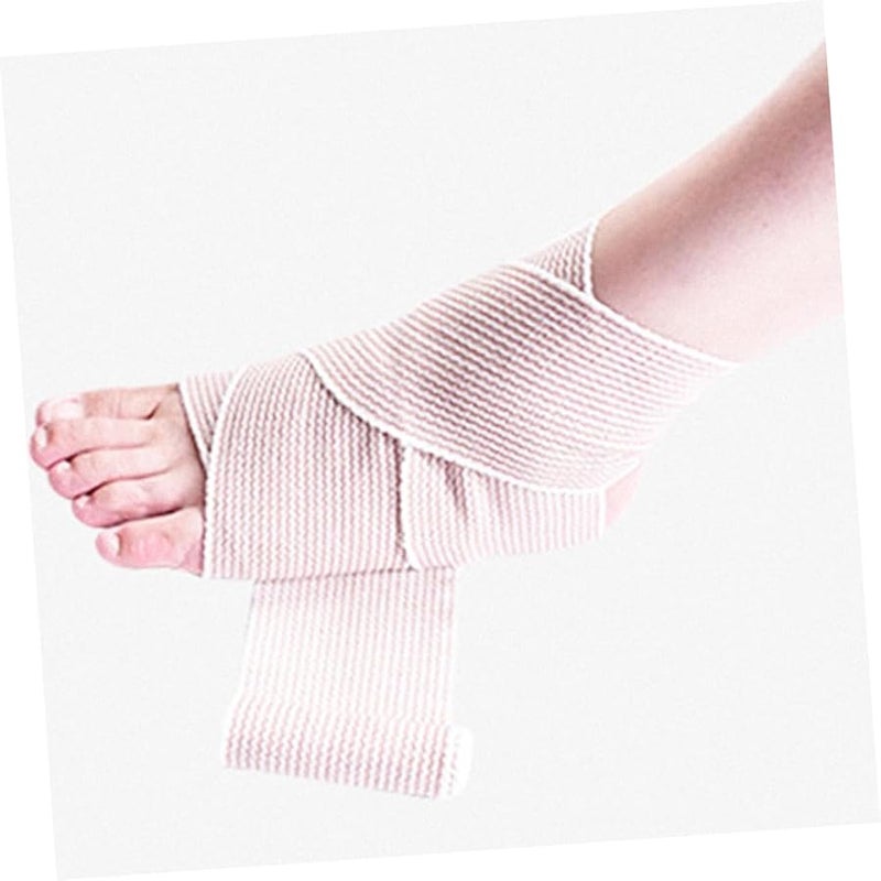 FRCOLOR ضمادات لاصقة مرنة 4 لفات شريط رياضي لللف حول المعصم الركبة الكاحل - Image 3