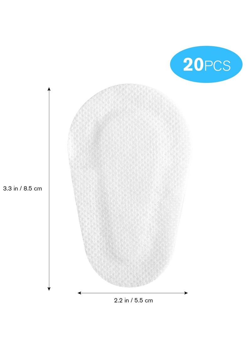 SMARTHERAPY Adhesive Eye Pads, 20 Pcs Sterile Disposable Eye Patches, Oval-Shaped Eye Pads, Dressing Wound Care Light Blocking and Eye Protection for Adult and Kids  - Image 4