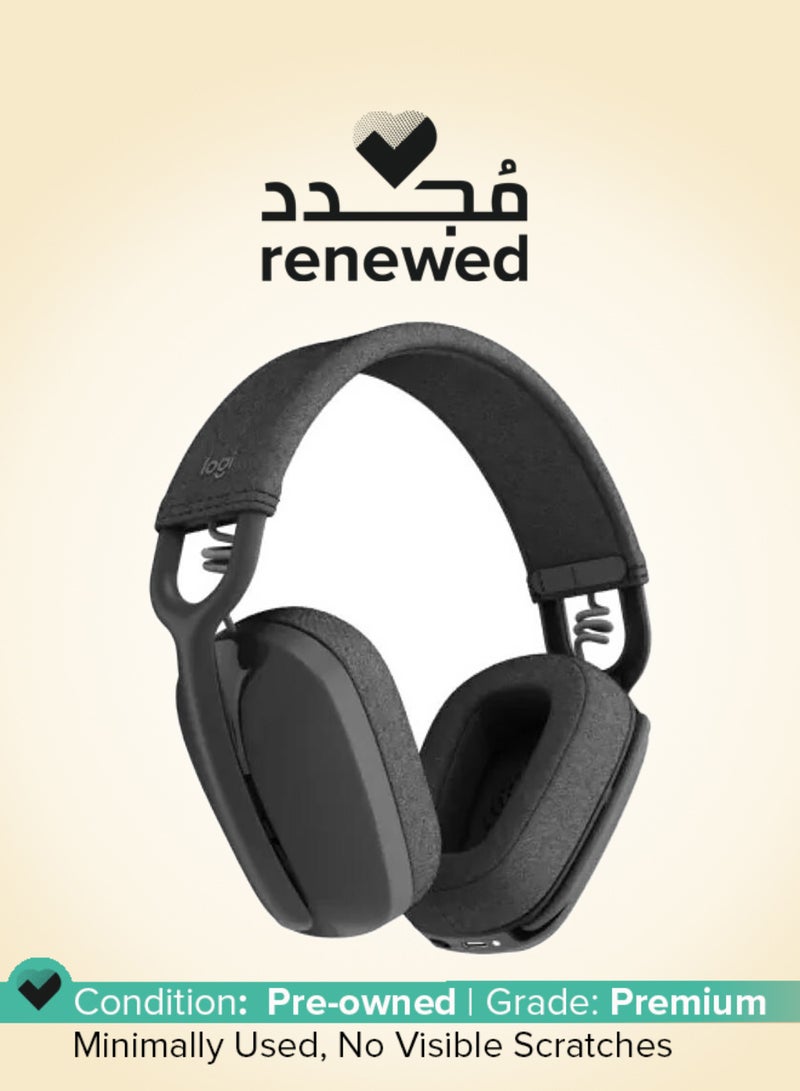 Logitech Renewed - Zone Vibe Wireless Headset Graphite - Image 1