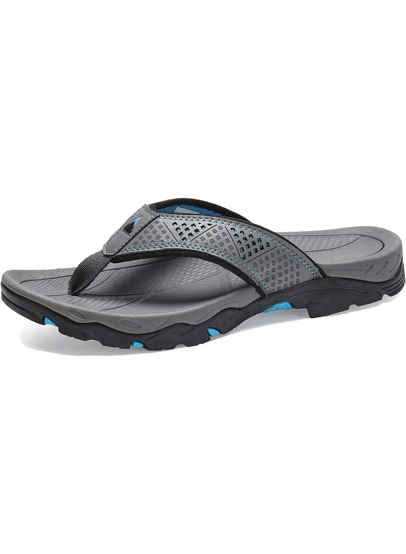 Men's Comfort Flip Flops Indoor and Outdoor Casual Thong Sandals Beach Slippers - Image 1