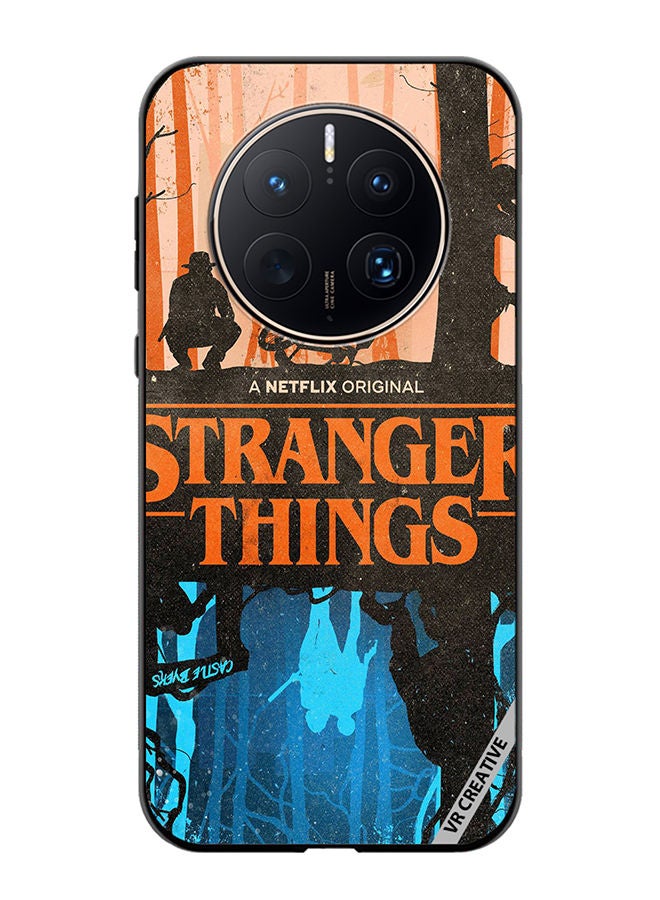Protective Case Cover For Huawei Mate 50 Pro Stranger Things Design Multicolour