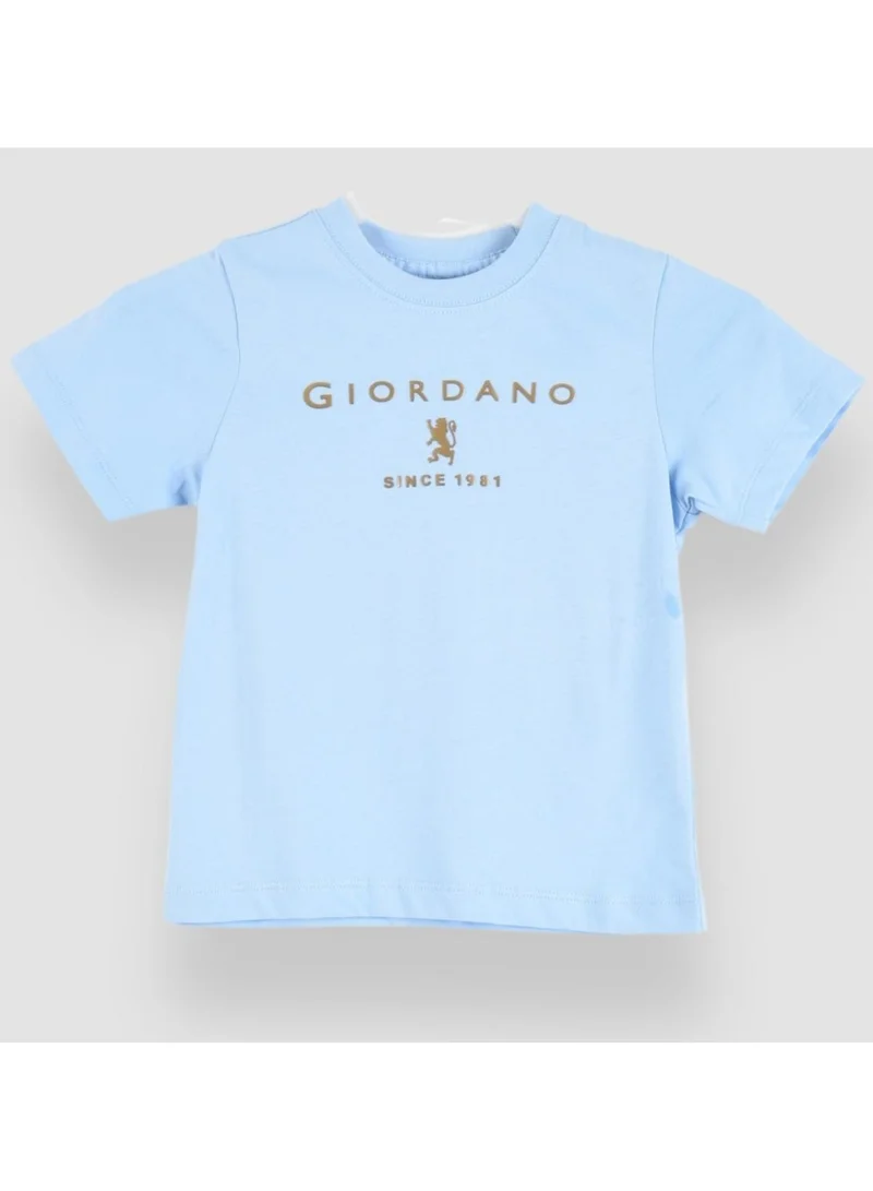 GIORDANO Junior Signature Print Tee - Blue
