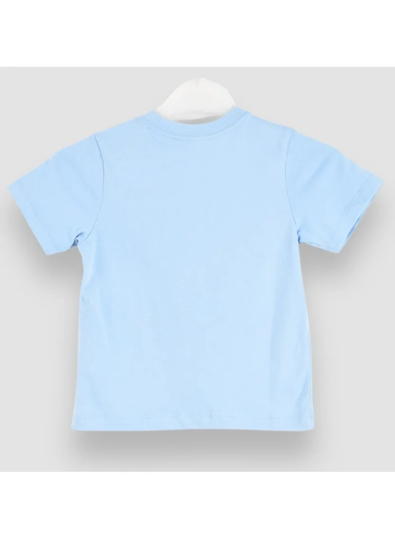 GIORDANO Junior Signature Print Tee - Blue