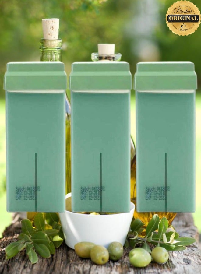 Spa System 3 Pieces Olive Oil Waxing 100ml - Image 1