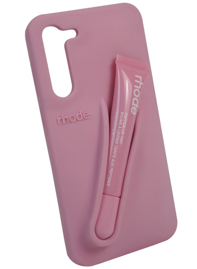 rhode Silicone Lip Holder for Cell Phone, Lip Gloss Adhesive Sleeve for Phone, Lip Holder Stick-on Phone Case, Back Stick On Holder for iPhone Phones（Ribbon） - Image 3