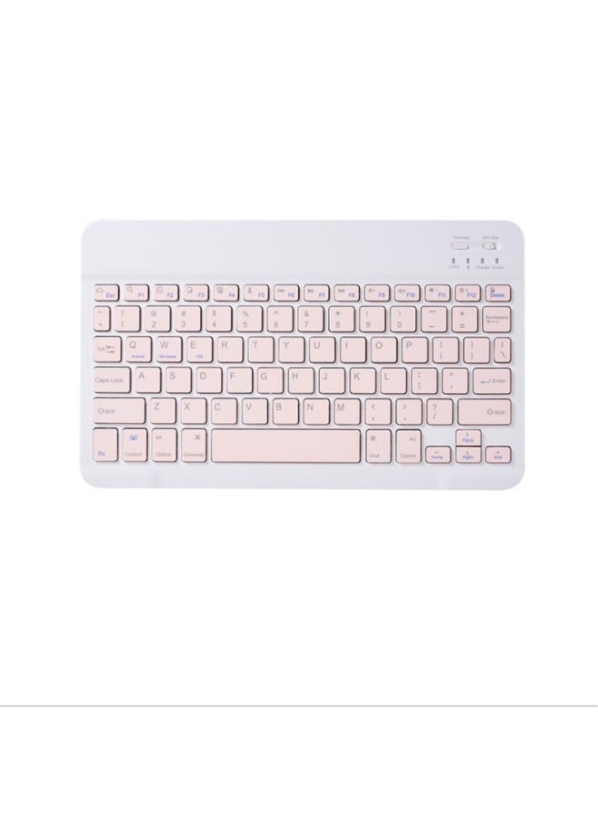 7 Inch 10 Inch Computer Mobile Phone Bluetooth Keyboard Wireless Portable Thin Ipad Bluetooth Keyboard Mouse Set Keyboard-Color:7 Inch Bluetooth Keyboard White - Image 3