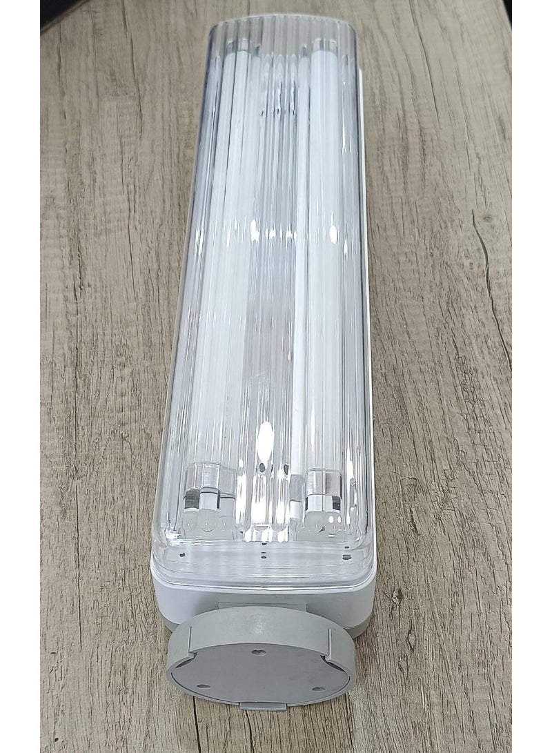 نوفيكس مصباح طوارئ فلورسنت قابل لإعادة الشحن NOVEX بقدرة 2 × 10 واط – محمول، طويل الاحتياطي، عالي الإضاءة - Image 4