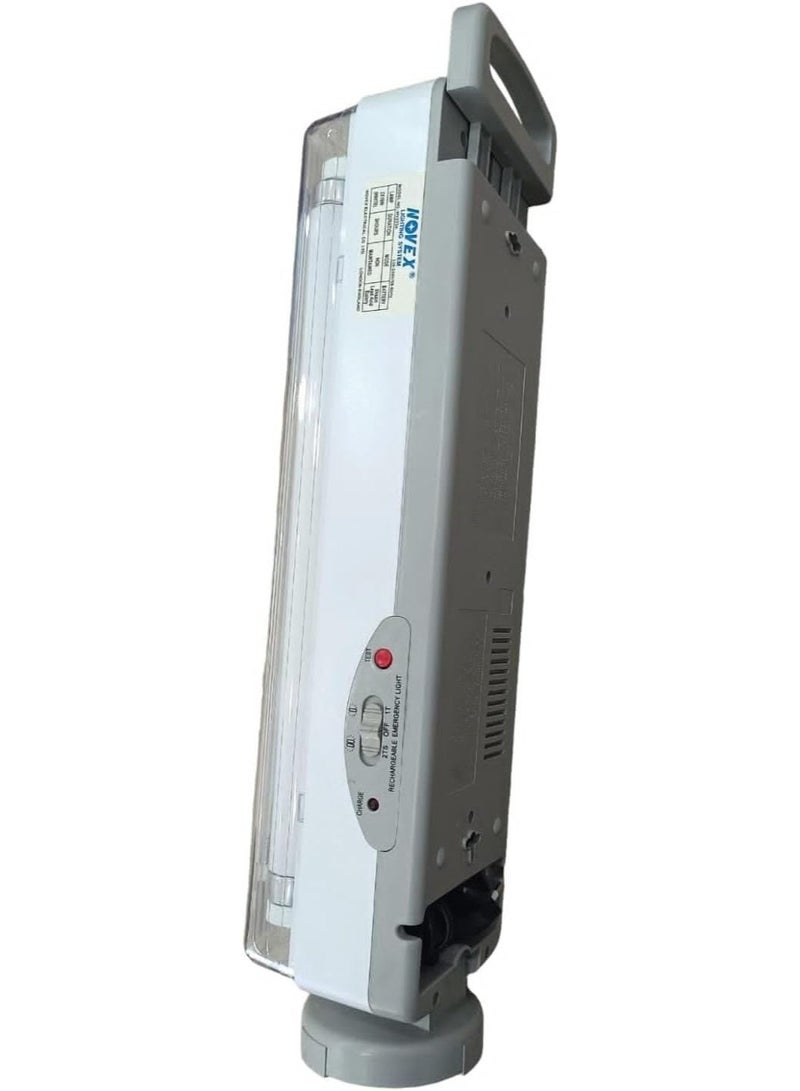 نوفيكس مصباح طوارئ فلورسنت قابل لإعادة الشحن NOVEX بقدرة 2 × 10 واط – محمول، طويل الاحتياطي، عالي الإضاءة - Image 3