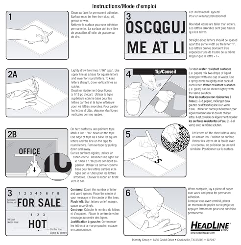 Headline Sign 32432 Stick-On Vinyl Numbers  White  4-Inch  Made in USA - Image 2