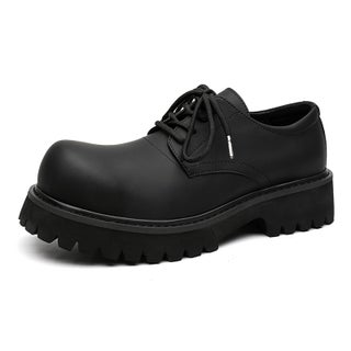 Matte Black Derby Shoes Thick Sole Trendy 2023 Autumn/Winter Black - pzsku/ZDD8DE28FBB93CBB48E33Z/45/1746203658/7d5b01ef-a774-4aff-89a6-52c09bfa92c1