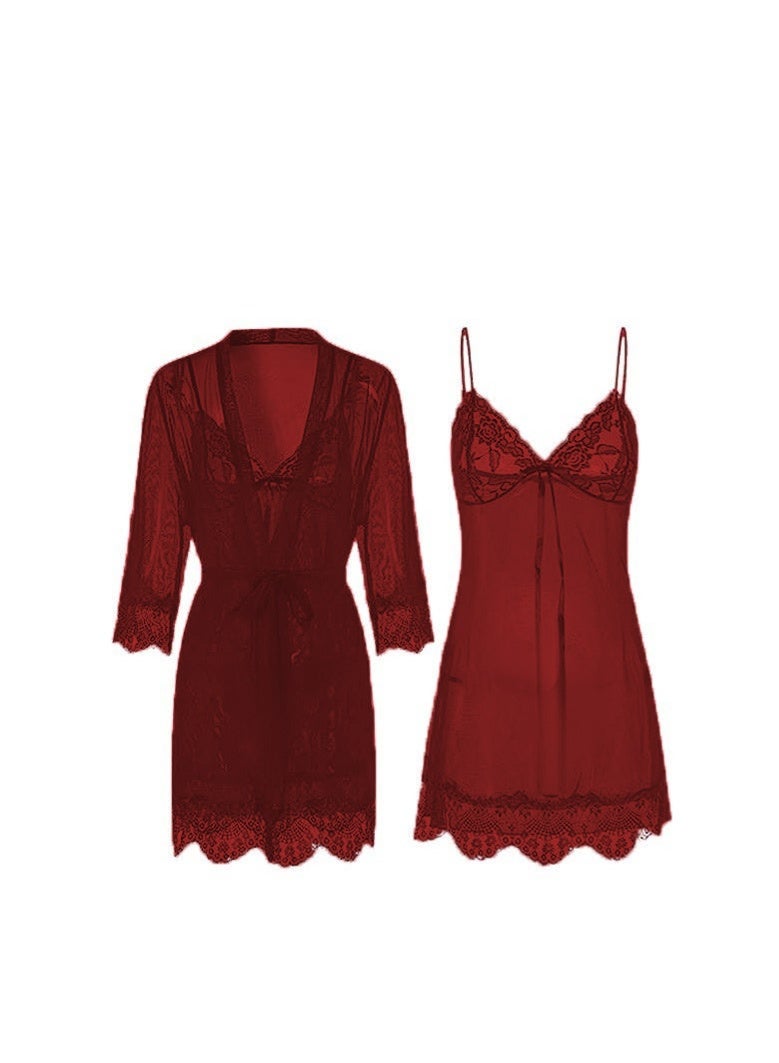 جوي شيك بنطال نوم حريري للسيدات - Image 1