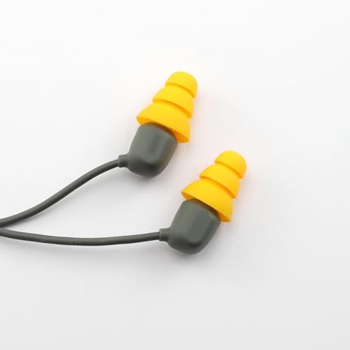 NANLANFAN Replacement Triple Flange Ear Tips for Elgin Discord Gen 3 / Rumble/Rumble Wired, Soft Silicone Ear Tips, 12 Pairs (Yellow, Large) - Image 5
