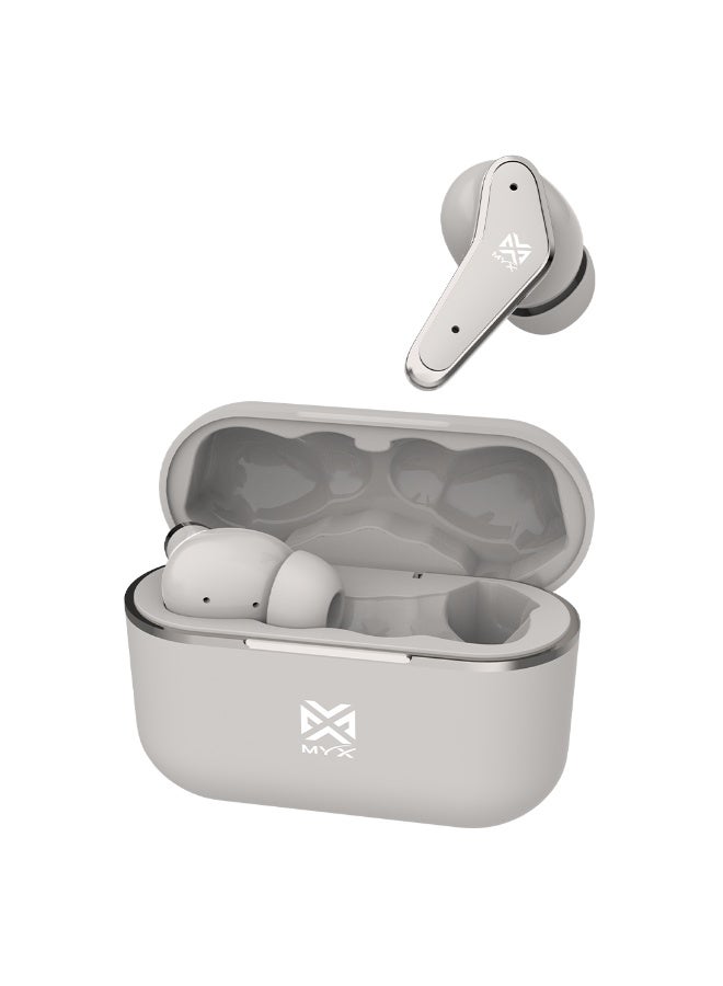 MYX MuseBuds MT60G True Wireless Earbuds | Environmental Noise Cancellation (ENC) with 4 Microphones | 50H Ultra-Long Battery Life | Bluetooth 5.3 | 11mm HD Sound Drivers | Type-C Fast Charging | Compatible with iPhone, Samsung, Android - Image 2