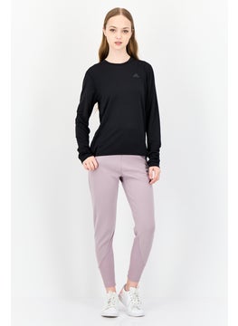 Adidas Women Sportswear Fit Long Sleeves Running T-Shirt, Black  - Image 3