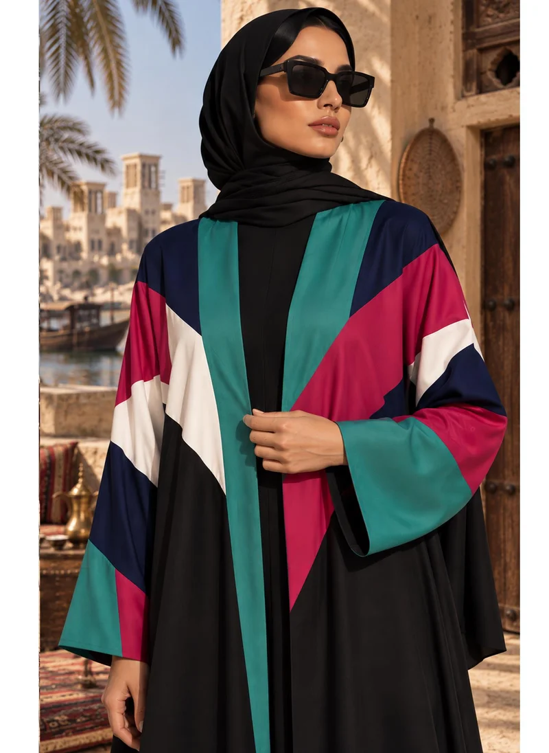 MSquare Fashion  The Structured Nida Abaya, 1980s Power Dressing, Reimagined for Women | Best Price UAE