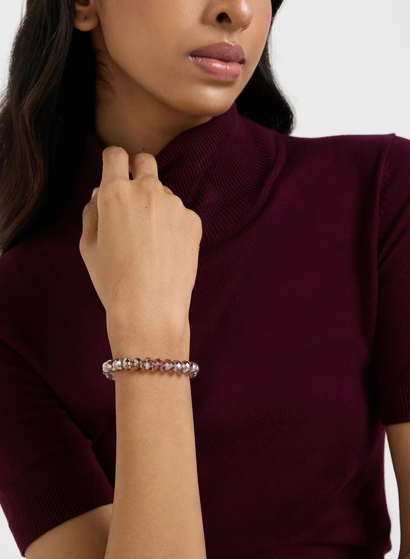 باكلي لندن Glass Bead Stacker Bracelet