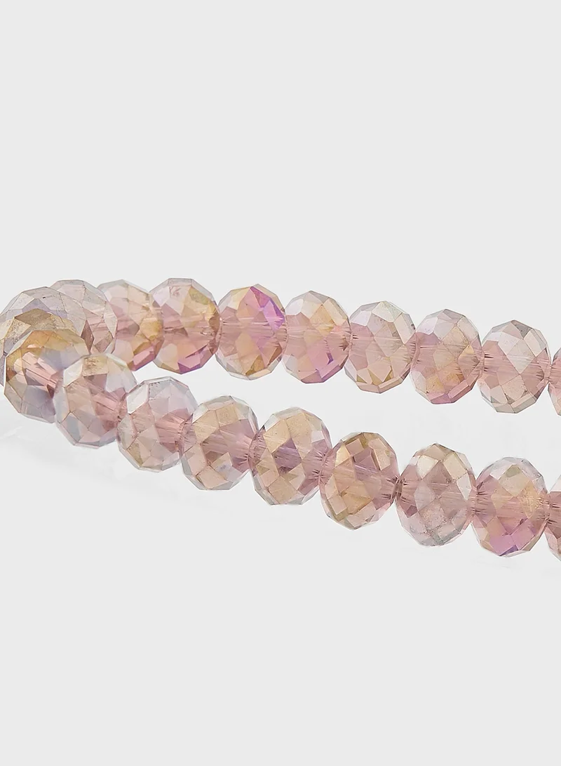 باكلي لندن Glass Bead Stacker Bracelet