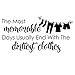 Vancetyno Vancetyno The Most Memorable Days Usually End with The Dirtiest Clothes Vinyl Wall Decal Laundry Room Sign Wall Decor  - Image 2