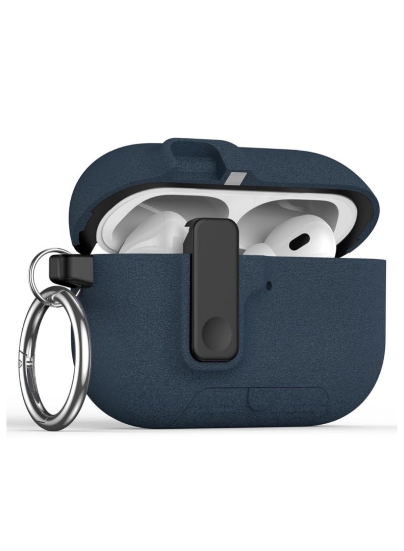 Aookay Modern Lock Case for Airpods Pro 3 Cover, Mil-Rugged Protection with Secure Lock for Apple Airpods 3nd Generation Case (Blue) - Image 1