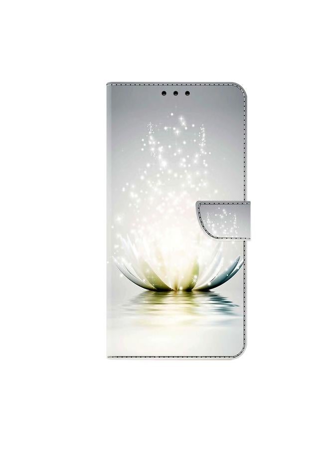 اس-توب جراب لهاتف Samsung Galaxy A24 مصنوع من الجلد المقاوم للصدمات بتصميم كريستالي ثلاثي الأبعاد - Image 2