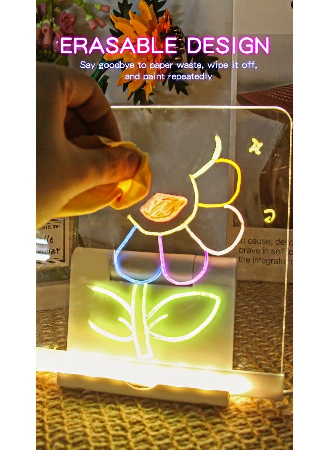 لوحة دُرج إبداعية مضيئة للأطفال - لوحة رسم LED بتقنية الفلورسنت - Image 4