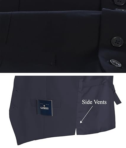 Gioberti Men's Formal Suit Vest Fit for Business or Casual Dress, Royal Blue, Large - Image 4