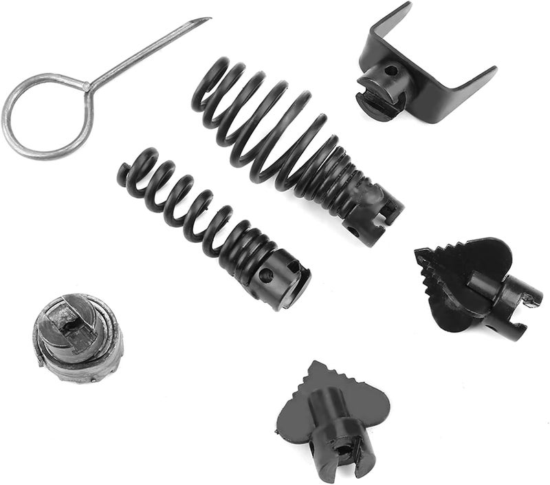 Pipe Dredge Machine Cutter Head - Heavy Duty Manganese Steel Material - Easy Blade Removal - Ideal for Drain - 7 Piece Set - Image 5