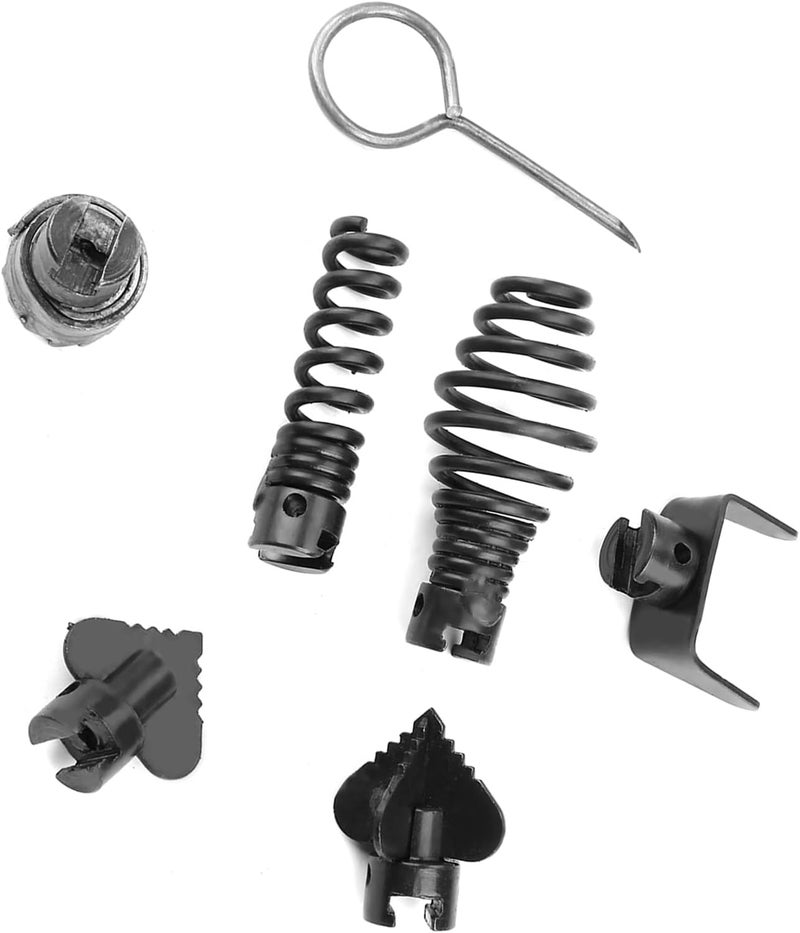 Pipe Dredge Machine Cutter Head - Heavy Duty Manganese Steel Material - Easy Blade Removal - Ideal for Drain - 7 Piece Set - Image 3