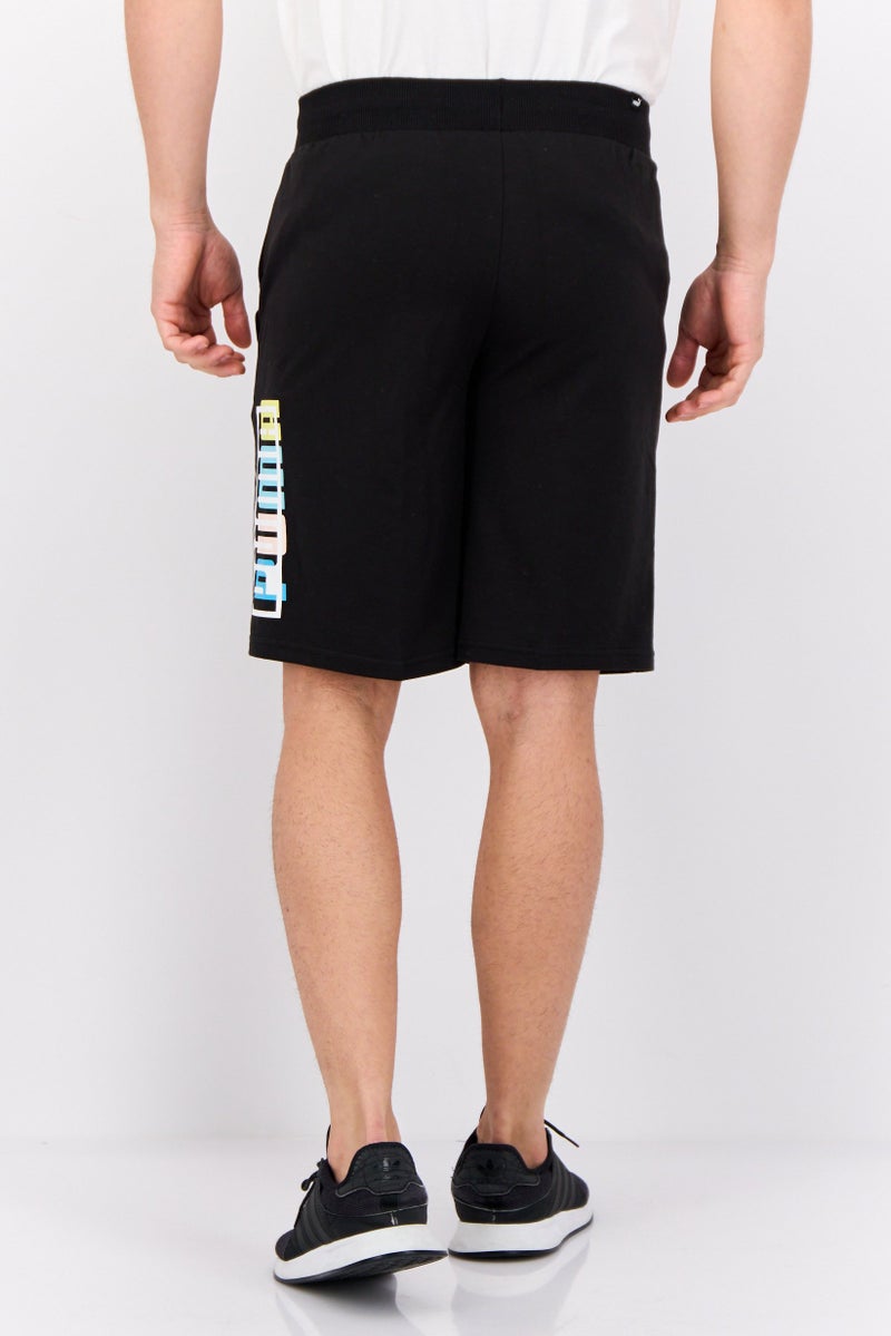 PUMA Men Sportswear Fit Brand Logo Training Shorts, Black  - Image 3
