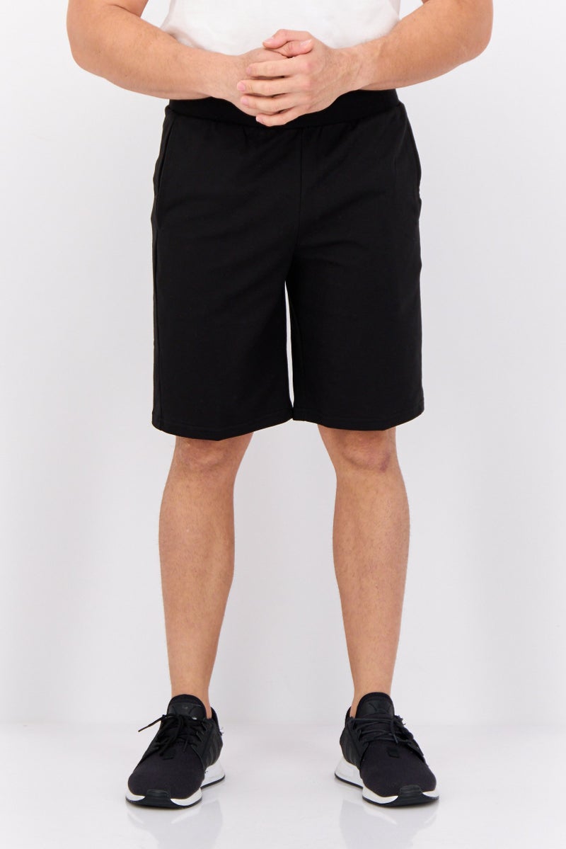 PUMA Men Sportswear Fit Brand Logo Training Shorts, Black  - Image 1