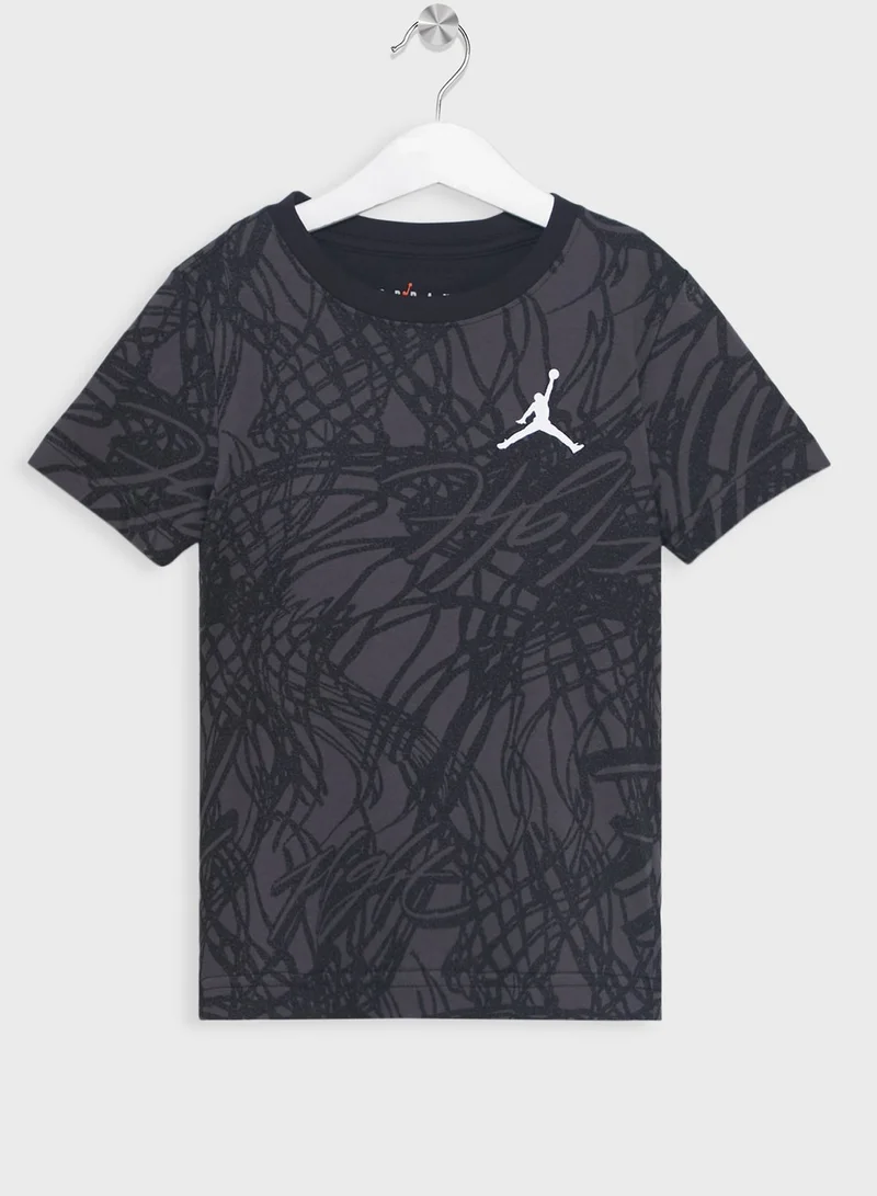 Jordan Youth Jordan Flight All Over Printed T-Shirt