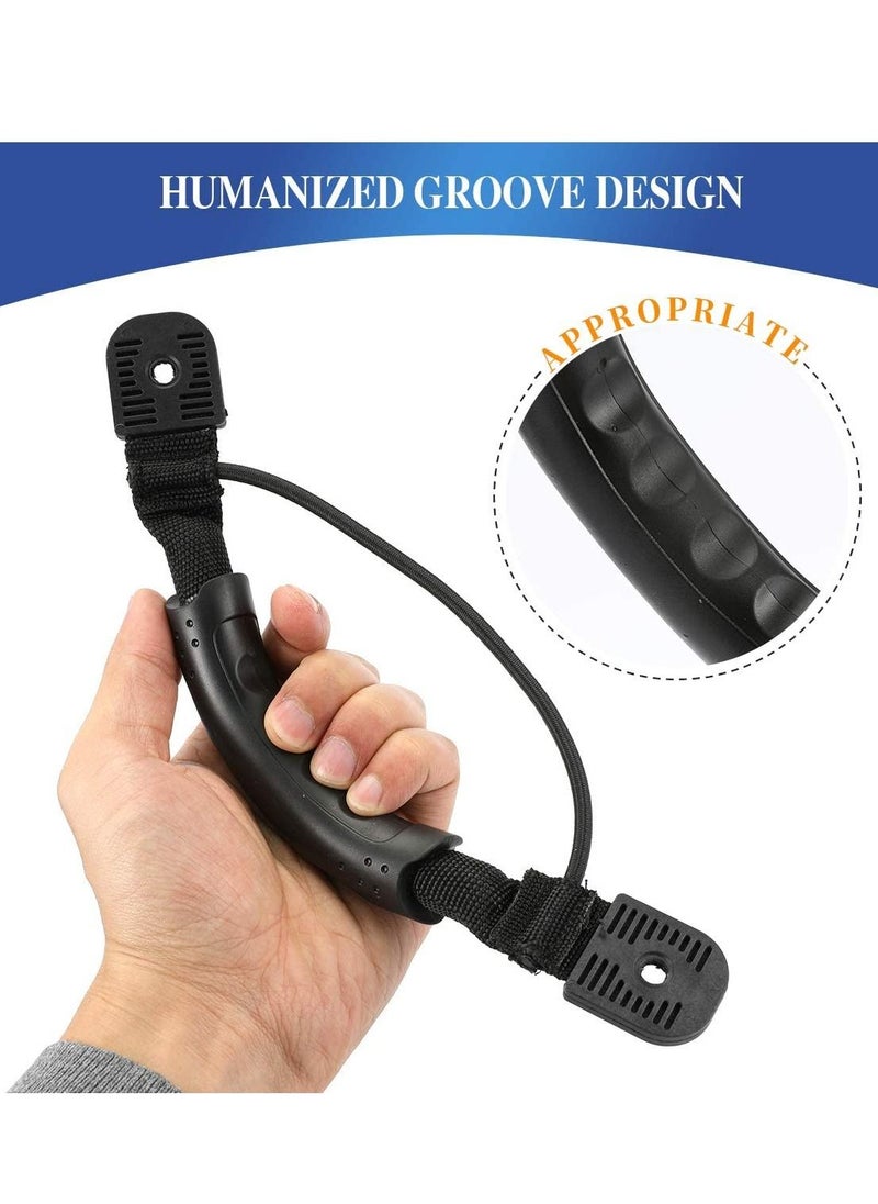 SYOSI - Kayak Handle Carry Handles Mount Paddle with Screws and Bungee Cord, Canoe Boat Side Mount Carry Handle, Kayak Carry Handle, Ocean, Rowing Tool, Pescador, Emotion Kayaks Suitcase, 4 Pcs - Image 1