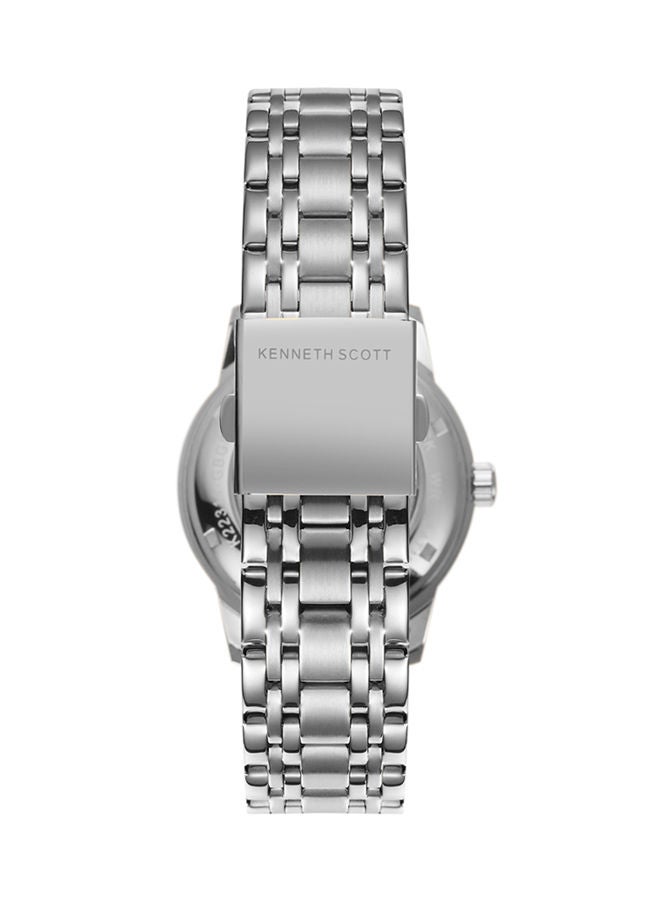 KENNETH SCOTT ساعة يد كرونوغراف من الفولاذ المقاوم للصدأ K22311-SBSB - Image 3