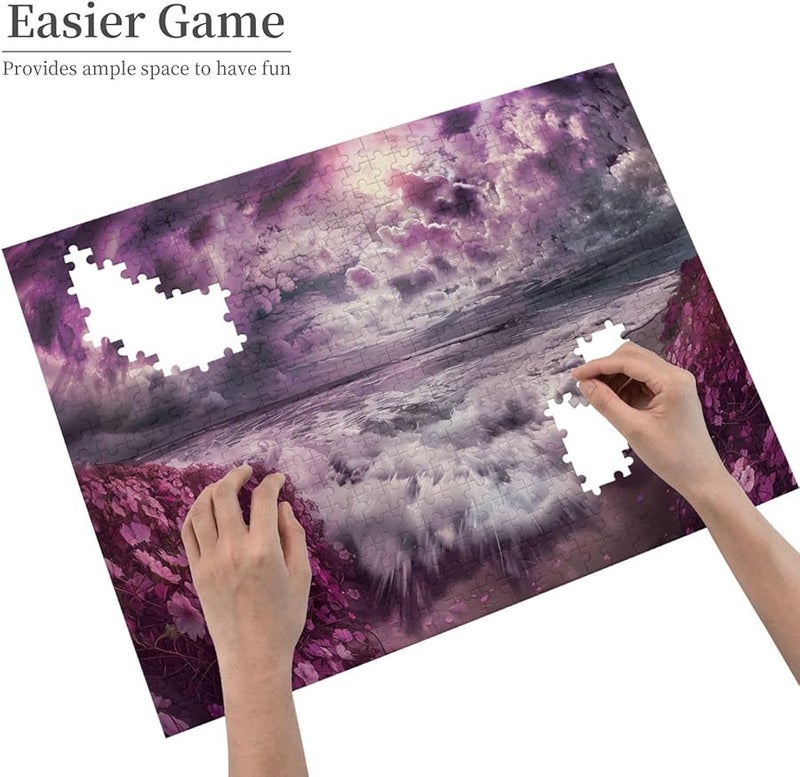 Phayah Purple Sea Of Clouds Jigsaw Puzzle 500 Pieces For Adults Home Decor Gift - Image 4