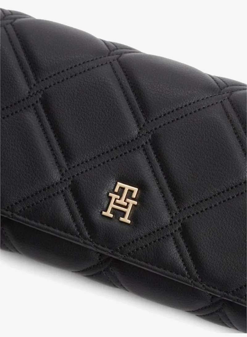 Tommy Hilfiger  Quilted Monogram Chain Strap Wallet for Women | Best Price UAE