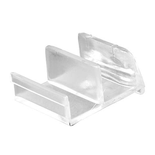 Slide-Co 193074 Tub and Shower Enclosure Bottom Guide, Clear Plastic, Sterling (Single Pack) - Image 1