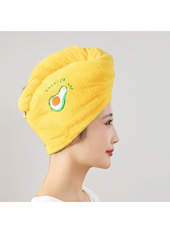 Premium Microfiber Hair Towel Set for Women – Pack of 2 Ultra-Absorbent Hair Turbans for Wet Hair, Quick Drying Hair Wrap Towels for Curly Hair Women, Anti-Frizz Technology – Vibrant Yellow & Turquoise Colors - Image 2