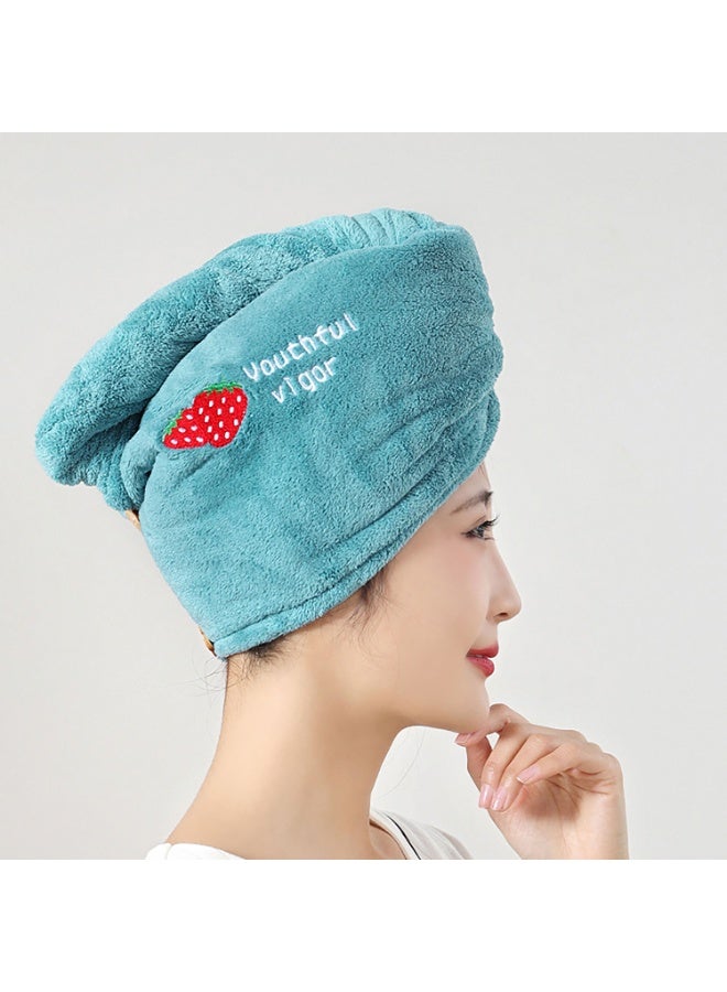 Premium Microfiber Hair Towel Set for Women – Pack of 2 Ultra-Absorbent Hair Turbans for Wet Hair, Quick Drying Hair Wrap Towels for Curly Hair Women, Anti-Frizz Technology – Vibrant Yellow & Turquoise Colors - Image 3