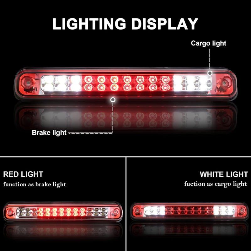 Bomusou LED 3rd Third Brake Light for 1988-2000 Chevy GMC C/K Series - Image 2