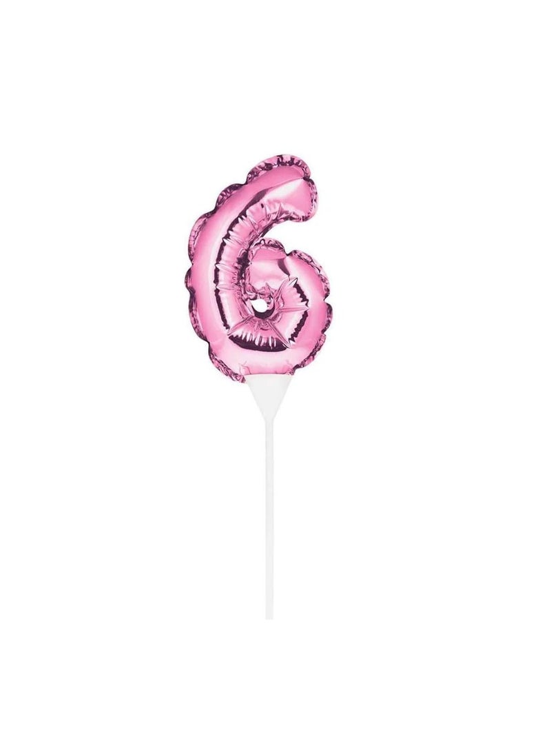 Balloon Cake Topper 6 Pink - Image 3