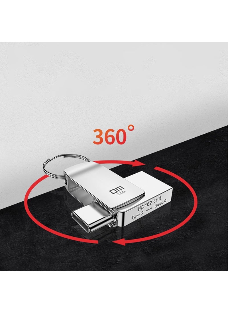 DM PD162 Metal Type-C Usb3.0 Otg Flash Memory 128GB  - Image 4