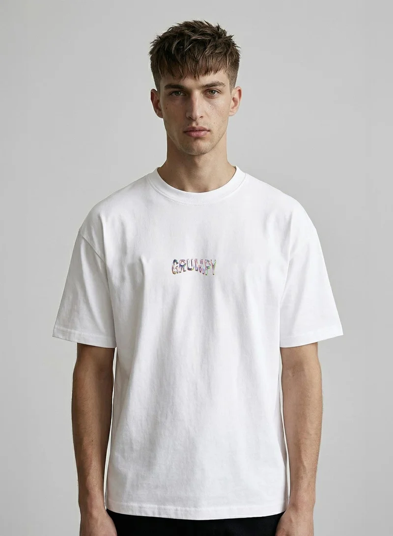 Dennis Lingo Black 100% Cotton Printed Regular Fit T-Shirt For Men