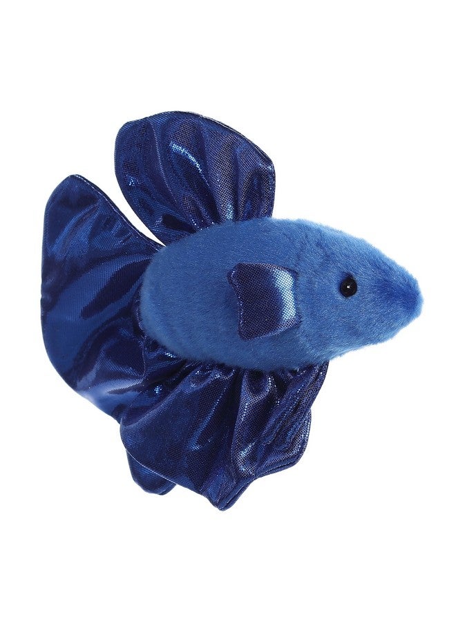 Aurora® Adorable Mini Flopsie™ Finley Betta Fish™ Stuffed Animal - Mini Companions Ready for Playful Adventures - for Kids All Ages, Toddlers, Adults, and Families - Blue 8 Inches - Image 2