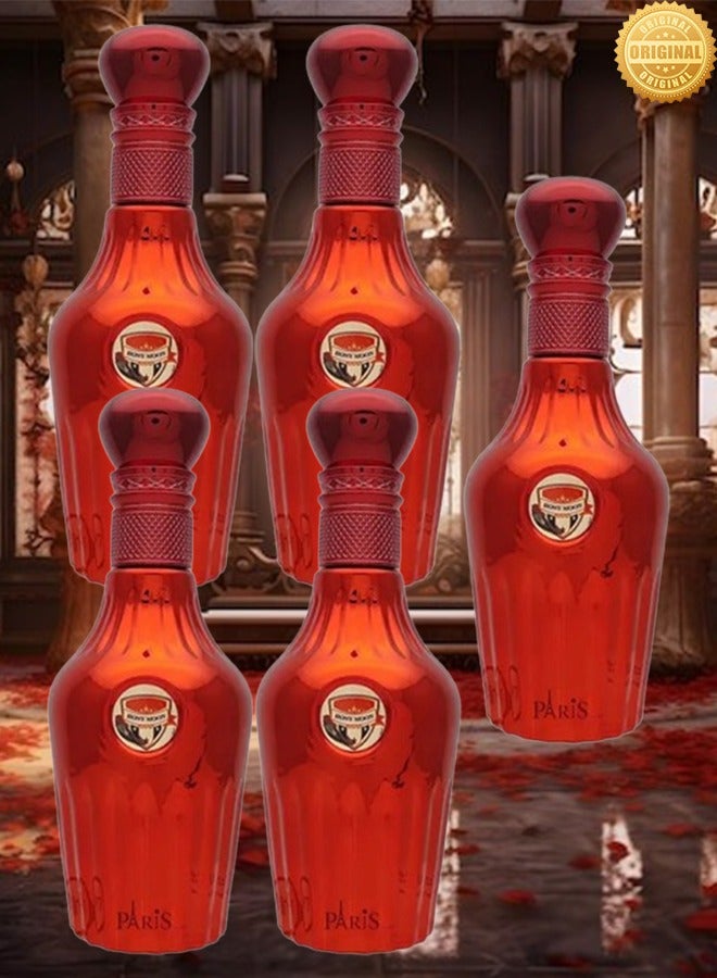 VIP 5 Pieces Hony Moon VIP Perfume Red 100ml EDP - Image 1