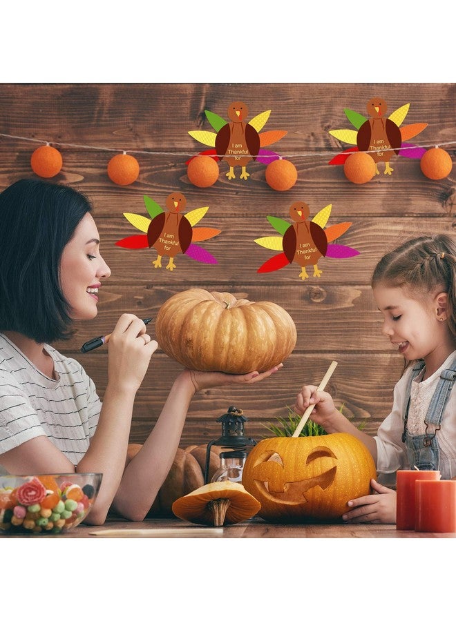 Gejoy 56 Pieces Thanksgiving Turkey Craft Kits DIY Turkey Thanksgiving Party School Activities Decoration Supplies, Makes Up to 8 Turkeys - Image 5